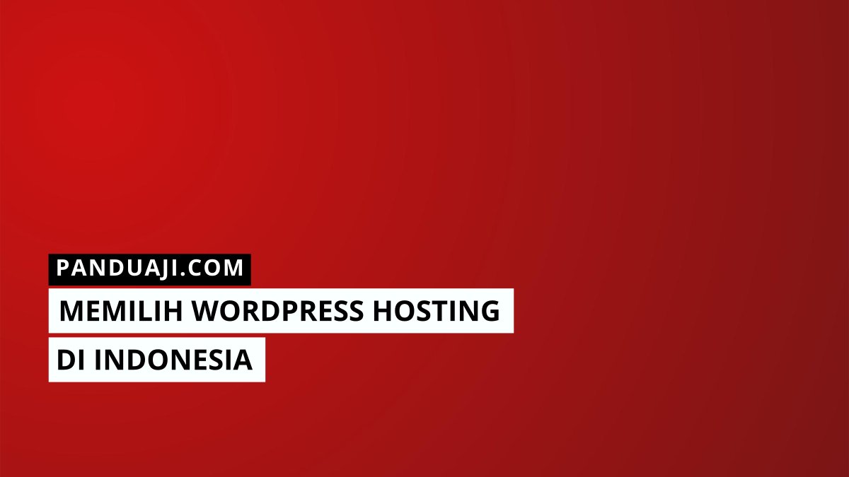 Wordpress Hosting Indonesia