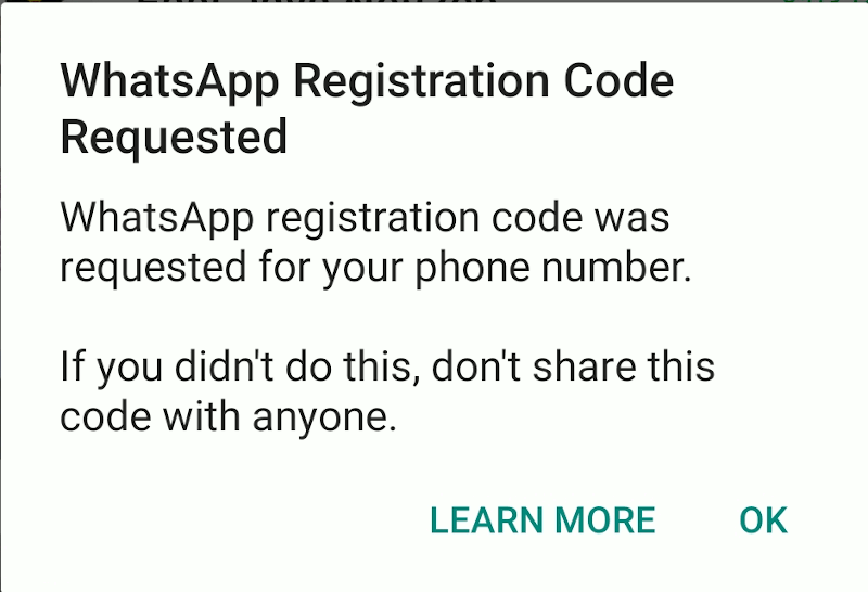Request Kode Whatsapp
