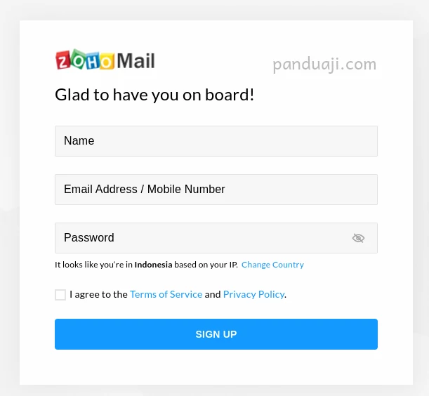 custom domain email gratis zoho mail